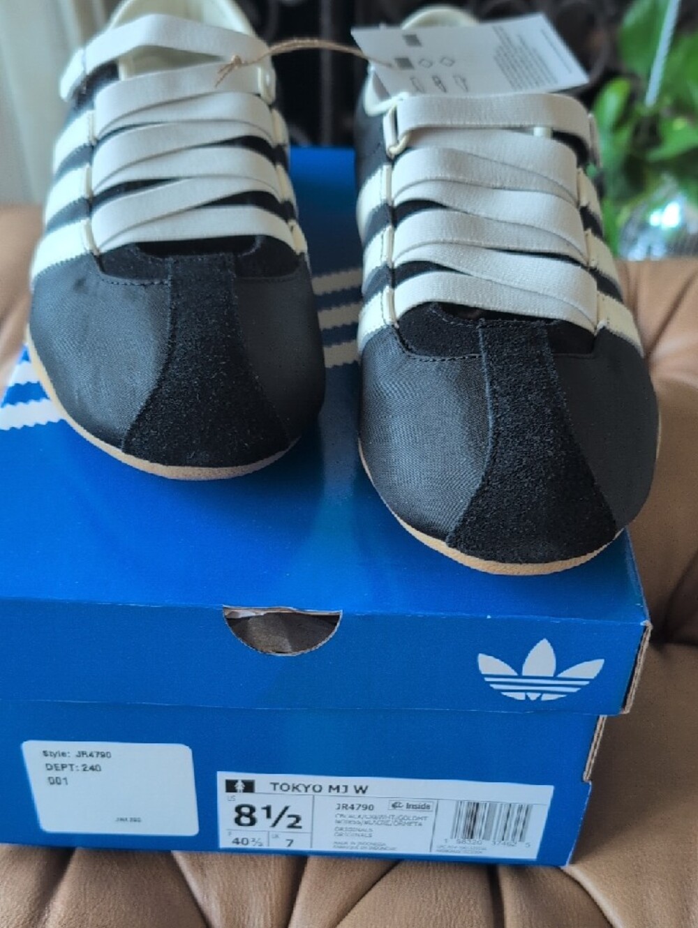 adidas Tokyo MJ Black White Athletic Shoes Minimilist - Picture 2 of 8
